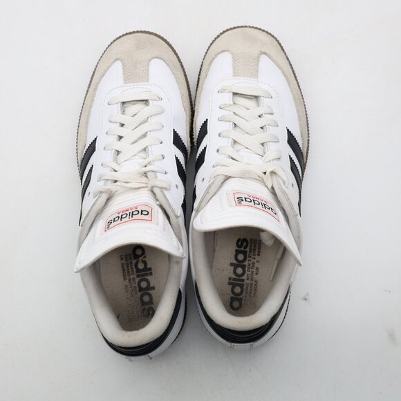 Adidas Samba Classic Sneakers Men's US Size 8 White Black White 772109 - Picture 7 of 9